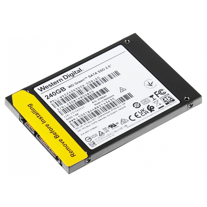 Накопитель SSD WD SATA-III 240GB WDS240G3G0A Green 2.5" - фото 51693633