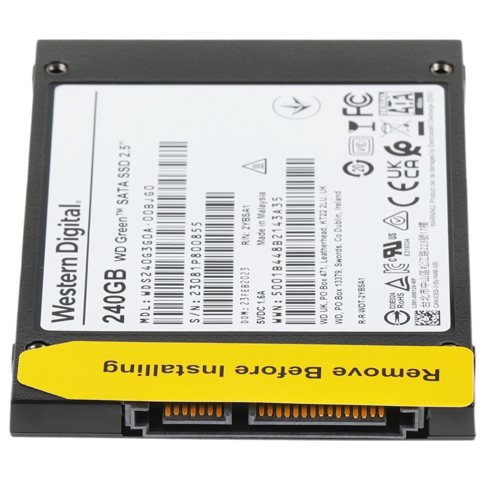 Накопитель SSD WD SATA-III 240GB WDS240G3G0A Green 2.5" - фото 51693634