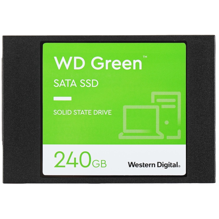 Накопитель SSD WD SATA-III 240GB WDS240G3G0A Green 2.5" - фото 51693636