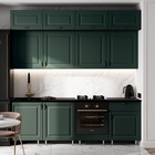 Кухонный гарнитур трёхуровневый в потолок «Престиж», с столешницей, 2400 мм, цвет браш мени грин - Фото 1