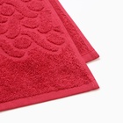 Набор махровых полотенец Spelt красный 50х90см + 70х130см, махра 330г/м хл100% - фото 26655399