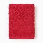 Набор махровых полотенец Spelt красный 50х90см + 70х130см, махра 330г/м хл100% - фото 26655401