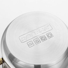 Кастрюля из нержавеющей стали Доляна «Роскошь», 1.5 л, d=17 см, с крышкой, капсульное дно - Фото 9