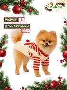 Футболка для животных Santa, S (ДС 25, ОГ 35 см) - Фото 1
