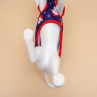 Майка для животных «Новогодняя ночь», размер L (ДС 35, ОШ 35, ОГ 45 см), синяя - Фото 5