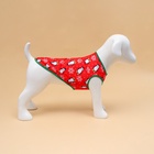 Майка для животных "Новогодняя ночь", размер 2XL (ДС 42, ОШ 34, ОГ 48 см), красная - Фото 3