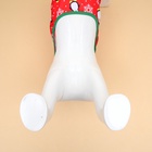 Майка для животных "Новогодняя ночь", размер XL (ДС 40, ОШ 40, ОГ 50 см), красная - Фото 5