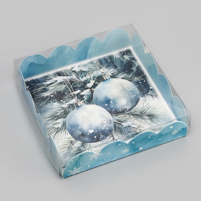 Коробка для печенья «Чудеса случается», 12×12×3 см, Новый год