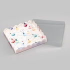 Коробка для печенья, кондитерская новогодняя упаковка «Пусть сбываются мечты», 18×18×3 см - Фото 4