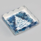 Коробка для печенья «Новогодняя Ёлочка», 15×15×3 см, Новый год - Фото 2