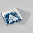 Коробка для печенья «Новогодняя Ёлочка», 15×15×3 см, Новый год - Фото 4