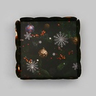 Коробка для печенья, кондитерская новогодняя упаковка «Исполнения желаний», 9×9×3 см - Фото 5