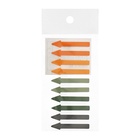 Блок-закладки с липким краем «Стрелки», 10 цветов по 20 штук, 5×41 мм, пластиковые - Фото 3