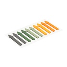 Блок-закладки с липким краем «Стрелки», 10 цветов по 20 штук, 5×41 мм, пластиковые - Фото 2