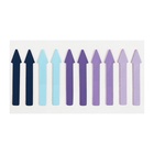 Блок-закладки с липким краем «Стрелки», 10 цветов по 20 штук, 5×41 мм, пластиковые - Фото 2