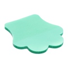 Блок-закладка с липким краем «Лапка», 45 мм × 45 мм, 50 листов, пластик, зелёный - Фото 1