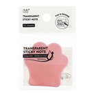 Блок-закладка с липким краем «Лапка», 45 мм × 45 мм, 50 листов, пластик, розовый - Фото 5