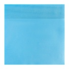 Блок с липким краем 76×76 мм, 50 листов, прозрачный синий, перламутр, пластик - Фото 3