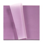 Блок с липким краем 76×76 мм, 50 листов, фиолетовый перламутр, прозрачный, пластик - Фото 3