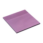 Блок с липким краем 76×76 мм, 50 листов, фиолетовый перламутр, прозрачный, пластик - Фото 2