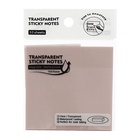 Блок с липким краем 76×76 мм, 50 листов, кофейный перламутр, пластик - Фото 5