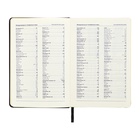 Ежедневник недатированный A5, 140 л, клетка, кожзам, на резинке, желтый срез, Черный - Фото 8