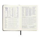 Ежедневник недатированный A5, 140 л, клетка, кожзам, на резинке, желтый срез, Черный - Фото 9