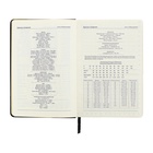 Ежедневник недатированный A5, 140 л, клетка, кожзам, на резинке, желтый срез, Черный - Фото 10