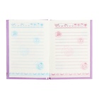 Записная книжка подарочная, 45 листов, линия, на замке Котики (16,3х12,7см) - фото 26363432