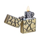 Зажигалка бензиновая для курения «Сердечки» - Фото 2