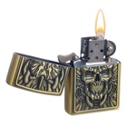 Зажигалка бензиновая для курения «Череп» - фото 27439914