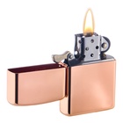 Зажигалка бензиновая для курения «Классика», бронза - Фото 2