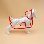 Дождевик для собак, размер L (ДС 30, ОГ 41-46, ОШ 42 см), красный - Фото 2