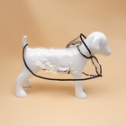 Дождевик для собак, размер 2XL, (ДС 40, ОГ 52-58, ОШ 46 см), чёрный - Фото 3