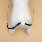 Дождевик для собак, размер 2XL, (ДС 40, ОГ 52-58, ОШ 46 см), чёрный - Фото 6