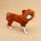 Комбинезон для животных «Лев», размер 2XL, ДС 45, ОГ 55, ОШ 43 см, коричневый - Фото 3