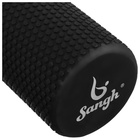 Ролик массажный Sangh, 90×15 см, чёрный - Фото 2