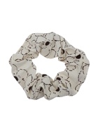 Резинка для волос QF «Орбита», цветы стиль, 10 см, коричнево-бежевая  (артикул 10691623)  большой выбор товаров оптом и в розницу по низким ценам с доставкой