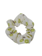 Резинка для волос QF «Орбита», цветы лето, 10 см, зелёно-белая  (артикул 10691626)  большой выбор товаров оптом и в розницу по низким ценам с доставкой