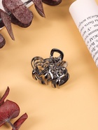 Крабик для волос «Оливия», сердца, 2.5 см, чёрный - Фото 3