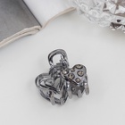 Крабик для волос «Оливия», сердца, 2.5 см, чёрный - Фото 4