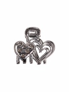 Крабик для волос «Оливия», сердца, 2.5 см, чёрный - Фото 6