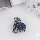 Крабик для волос «Роуз», цветок, 1.5 см, синий (комплект 6 шт) - фото 46494905