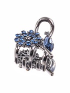 Крабик для волос «Роуз», цветок, 1.5 см, синий (комплект 6 шт) - фото 46494906