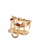 Крабик для волос «Селена галант», дуга, 3 см, золото (комплект 6 шт) - фото 49360090