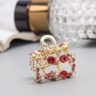 Краб для волос "Селена галант" прямой, 3 см, золото (6 шт) - фото 809027253