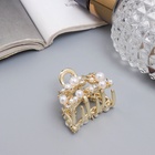 Крабик для волос «Саманта галант», дуга, 3 см, золото (комплект 6 шт) - фото 46494939 Крабик для волос «Саманта галант», дуга, 3 см, золото (комплект 6 шт) - фото 46494939