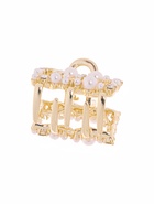 Крабик для волос «Саманта галант», прямой, 3 см, золото (комплект 6 шт) - фото 46494946