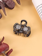 Крабик для волос «Ширли стиль», бабочка, 2.5 см, чёрный - Фото 3