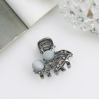 Краб для волос "Ширли стиль" веточка, 2,5 см, чёрный (6 шт) - фото 809027362